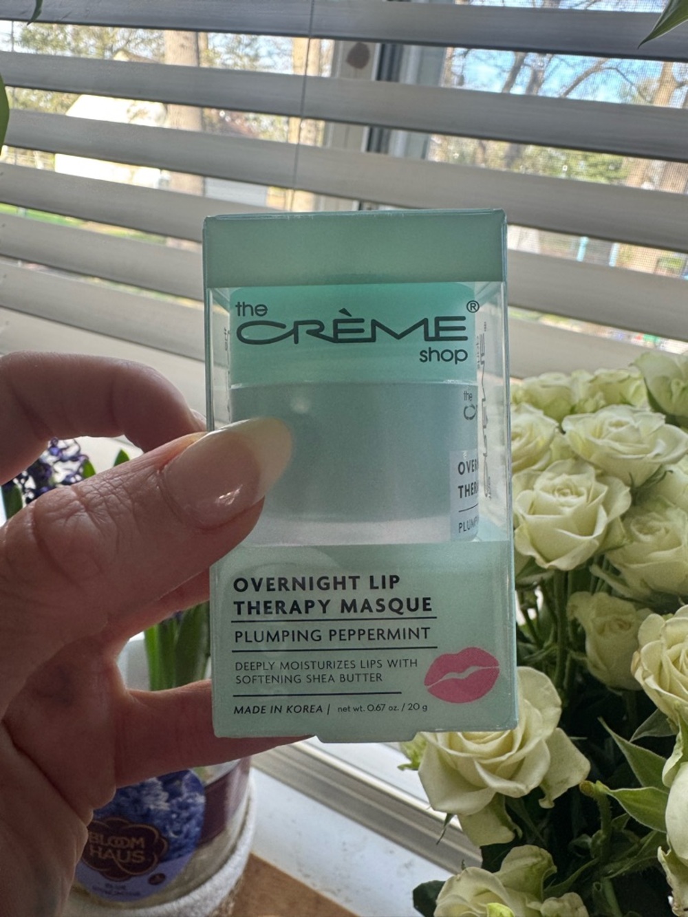 The Crème Shop Overnight Lip Therapy Masque in Plumping Peppermint